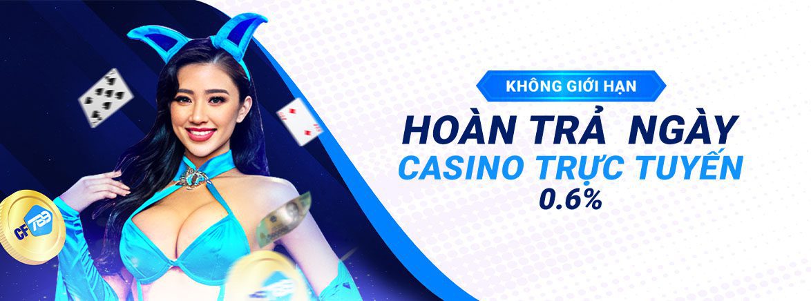 Hoàn trả ngày Casino trực tuyến 0.6% Hoàn trả ngày Casino trực tuyến 0.6%
