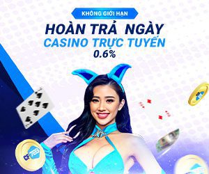 Hoàn trả ngày Casino trực tuyến 0.6%