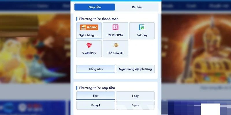 Bạn đơn giản khi nạp tiền vào tài khoản